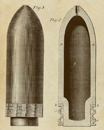 Picture of EXPLODING ARTILLERY SHELL FOR BREECH-LOADERS