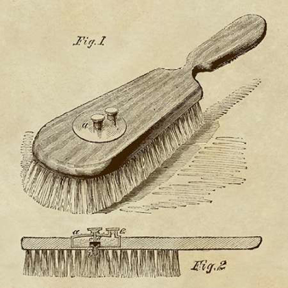 Picture of LOTION DISPENSING HAIR BRUSH