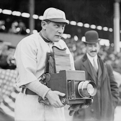 Picture of BASEBALL PLAYER BECOMES A CAMERAMAN