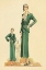 Picture of GREEN DRESS AND OVERCOAT