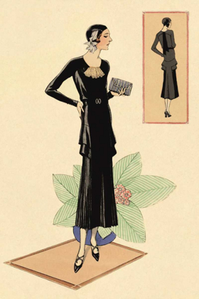 Picture of MODELES ORIGINAUR: LAYERED BLACK DRESS