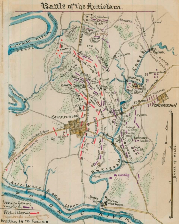 Picture of BATTLE OF ANTIETAM OR SHARPSBURG #1