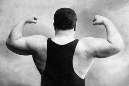 Picture of RUSSIAN WRESTLERS BACK AND SHOULDERS
