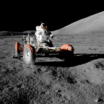 Picture of LUNAR ROVING VEHICLE, APOLLO 17, 1972