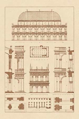 Picture of BASILICA AT VICENZA AND LIBRARY OF ST. MARKS AT VENICE