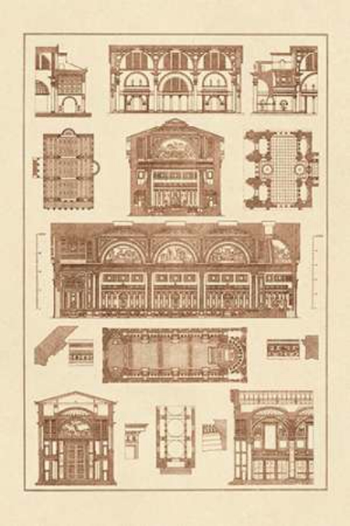 Picture of INTERIORS WITH CROSS VAULTS AND CUPOLA VAULTING