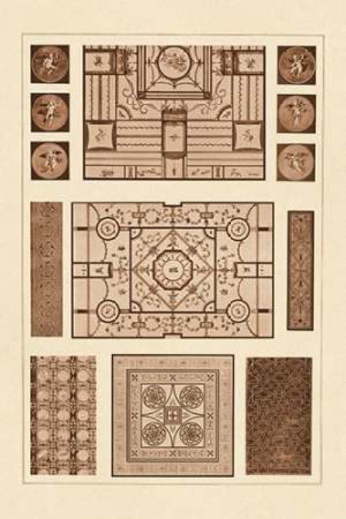 Picture of PAINTED CEILINGS AND PAVEMENTS FROM POMPEII