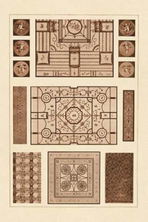 Picture of PAINTED CEILINGS AND PAVEMENTS FROM POMPEII