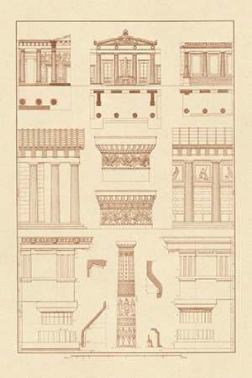 Picture of DORIC ORDER, TEMPLE OF ZEUS AND CASED COLUMN