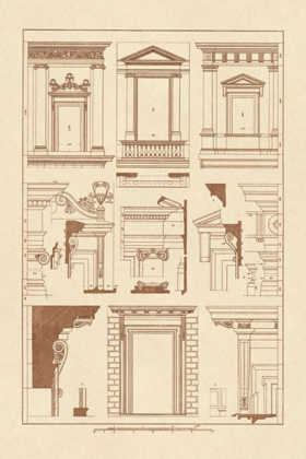 Picture of WINDOWS OF PALAZZO NON FINITO, PALACE AND HOUSE AT ROME