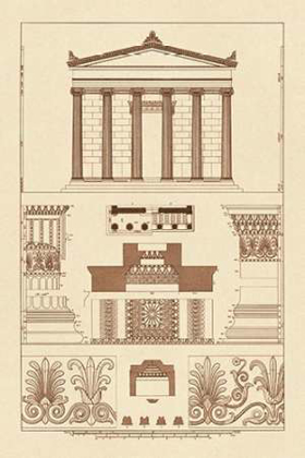 Picture of PORTICO, COFFER AND PALMETTE-ORNAMENT