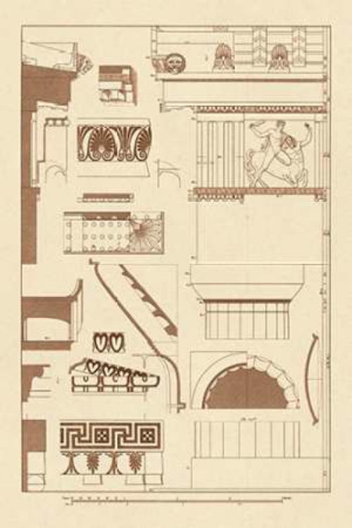 Picture of DETAILS OF PARTHENON AT ATHENS