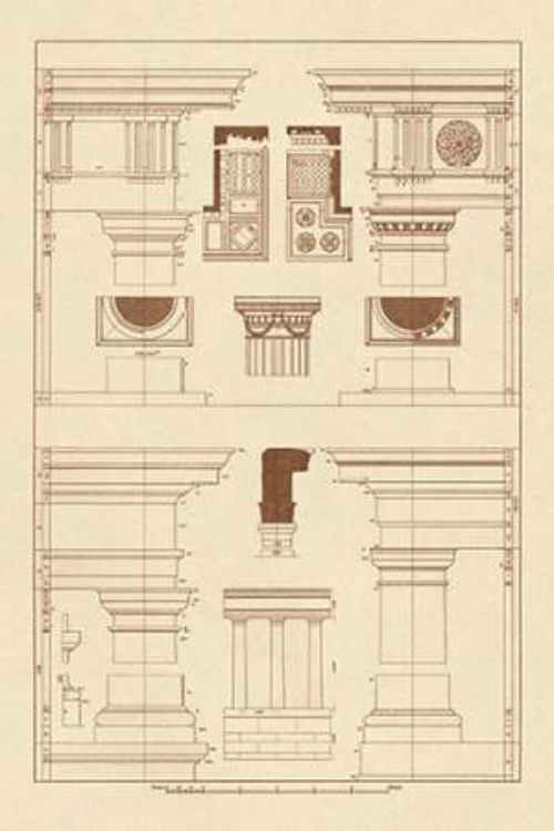 Picture of DORIC, TUSCAN ORDERS AND COLUMNS