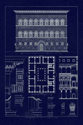 Picture of PALAZZO STROZZI AT FLORENCE (BLUEPRINT)