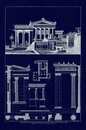 Picture of THE ERECHTHEUM AT ATHENS (BLUEPRINT)
