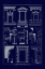 Picture of WINDOWS OF PALAZZO NON FINITO, PALACE AND HOUSE AT ROME (BLUEPRINT)