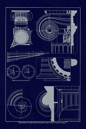 Picture of CAPITALS OF THE ERECHTHEUM (BLUEPRINT)