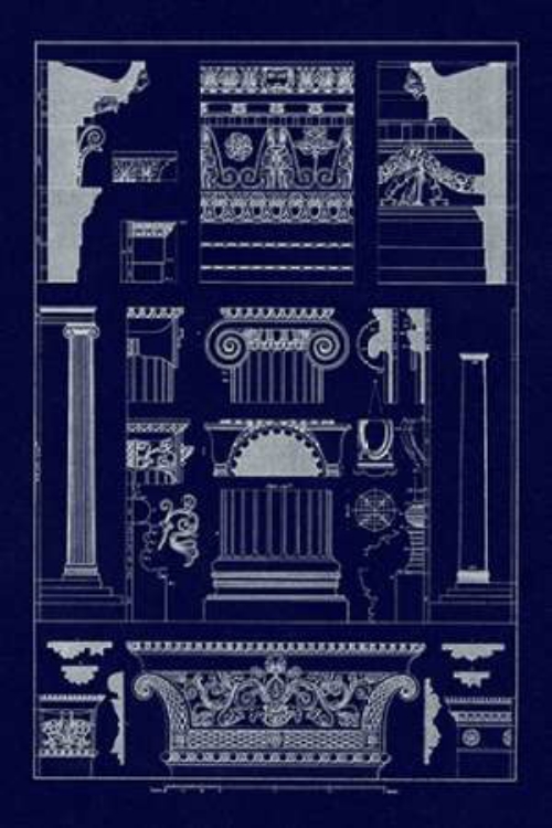 Picture of ENTABLATURES AND CAPITALS (BLUEPRINT)