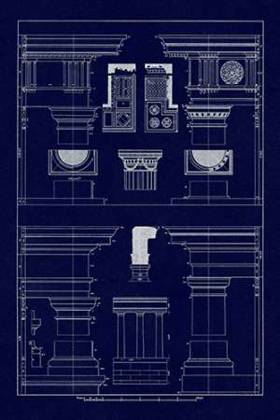 Picture of DORIC, TUSCAN ORDERS AND COLUMNS (BLUEPRINT)