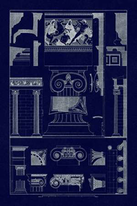 Picture of IONIC ORDERS AND CAPITALS, POLYMUSEUMOME (BLUEPRINT)