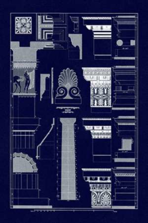 Picture of DETAILS OF PARTHENON, POLYMUSEUMOME (BLUEPRINT)