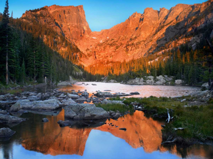 Picture of DREAM LAKE, ROCKY MOUNTAIN NATIONAL PARK, COLORADO