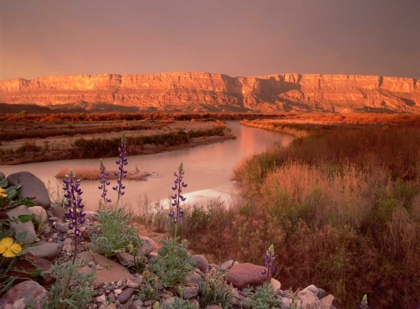 Picture of SIERRA PONCE AND RIO GRANDE, BIG BEND NATIONAL PARK, TEXAS