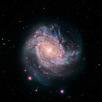 Picture of M83 - SPIRAL GALAXY - HUBBLE-MAGELLAN COMPOSITE
