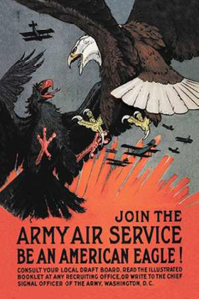 Picture of WWI: JOIN THE ARMY AIR SERVICE: BE AN AMERICAN EAGLE!