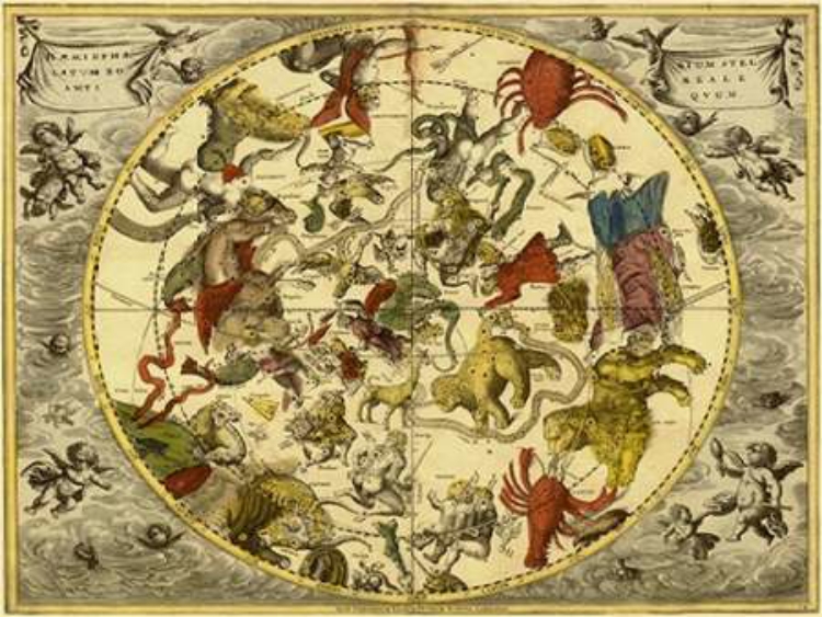 Picture of MAPS OF THE HEAVENS: PLANISPHAERIUM STELLATUM BOREALE