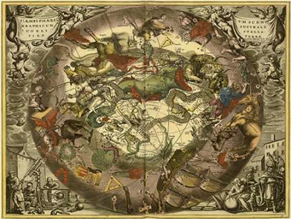 Picture of MAPS OF THE HEAVENS: HAEMISPHAERIUM SCENO GRAPHICUM AUSTRALE