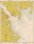 Picture of NAUTICAL CHART - ANNAPOLIS HARBOR CA. 1975 - SEPIA TINTED