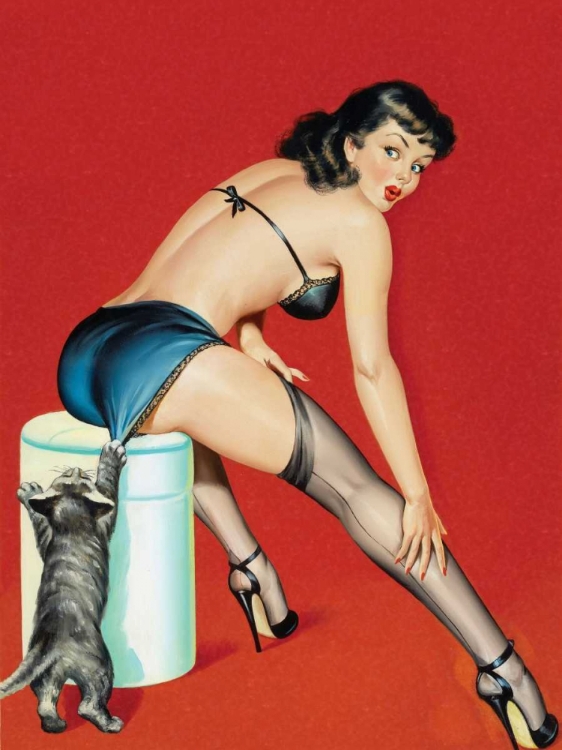 Picture of MID-CENTURY PIN-UPS - FLIRT MAGAZINE - PLAYFUL PUSSY