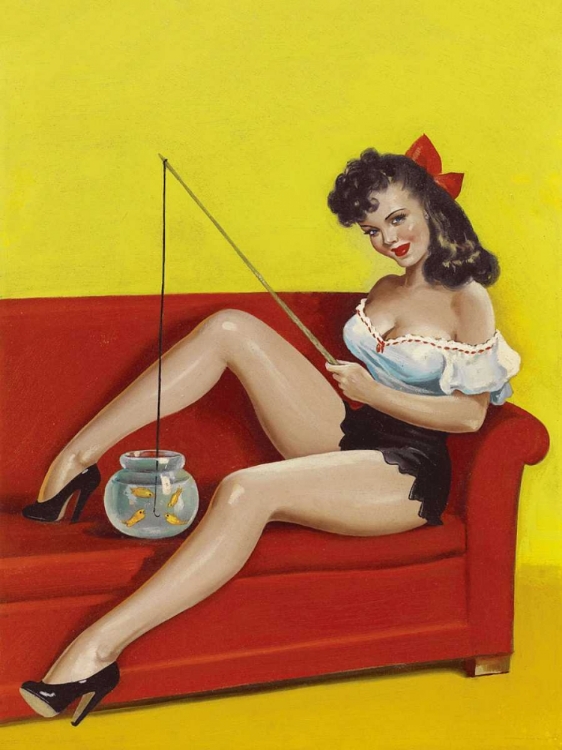 Picture of MID-CENTURY PIN-UPS - JOKER MAGAZINE - FISHIN N FUNNY