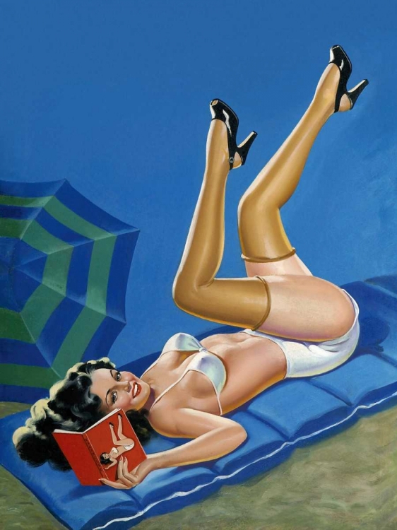 Picture of MID-CENTURY PIN-UPS - WINK MAGAZINE - MERRY MIRTHFUL MAIDEN