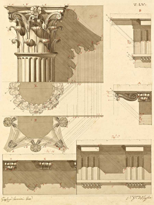 Picture of PLATE 55 FOR ELEMENTS OF CIVIL ARCHITECTURE, CA. 1818-1850