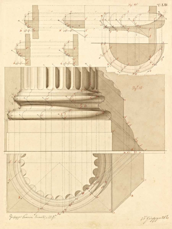 Picture of PLATE 53 FOR ELEMENTS OF CIVIL ARCHITECTURE, CA. 1818-1850