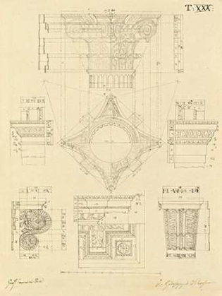 Picture of PLATE 30 FOR ELEMENTS OF CIVIL ARCHITECTURE, CA. 1818-1850