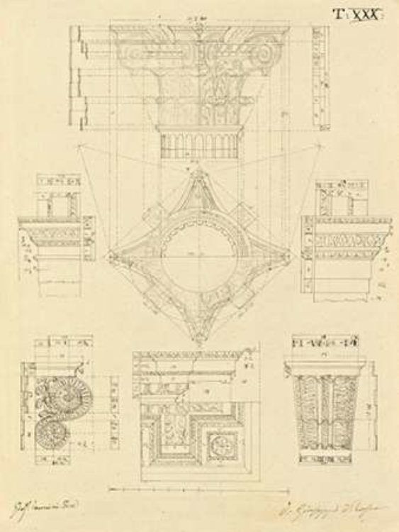 Picture of PLATE 30 FOR ELEMENTS OF CIVIL ARCHITECTURE, CA. 1818-1850