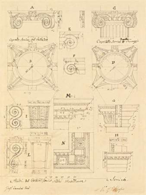 Picture of PLATE 20 FOR ELEMENTS OF CIVIL ARCHITECTURE, CA. 1818-1850