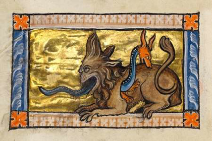 Picture of A CROCODILE AND A HYDRUS (DETAIL)