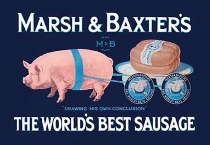 Picture of PIGS AND PORK: MARSH AND BAXTERS WORLDS BEST SAUSAGE