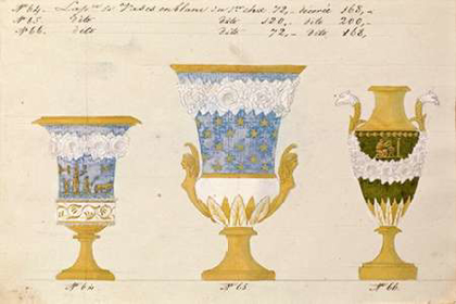 Picture of TROIS VASES EN BLANC DU 1ER CHOIX, CA. 1800-1820