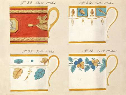 Picture of QUATRE TASSES DU 1ER CHOIX, CA. 1800-1820