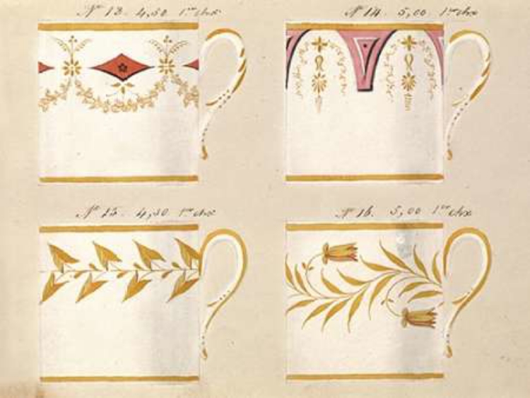 Picture of QUATRE TASSES DU 1ER CHOIX, CA. 1800-1820