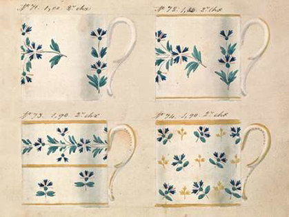 Picture of QUATRE TASSES DU 1ER CHOIX, CA. 1800-1820