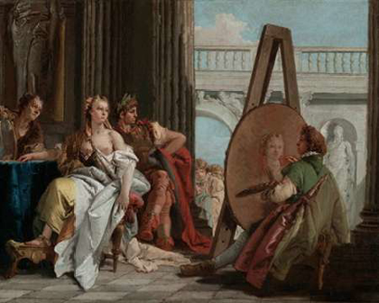 Picture of ALEXANDER THE GREAT AND CAMPASPE IN THE STUDIO OF APELLES
