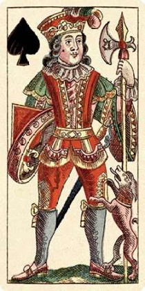 Picture of KNAVE OF SPADES (BAUERN HOCHZEIT DECK)