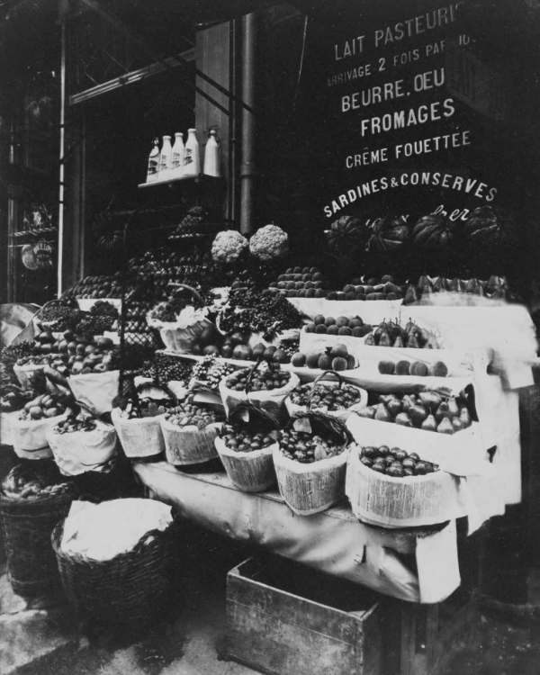 Picture of PARIS, 1908-1912 - PRODUCE DISPLAY, RUE SAINTE-OPPORTUNE