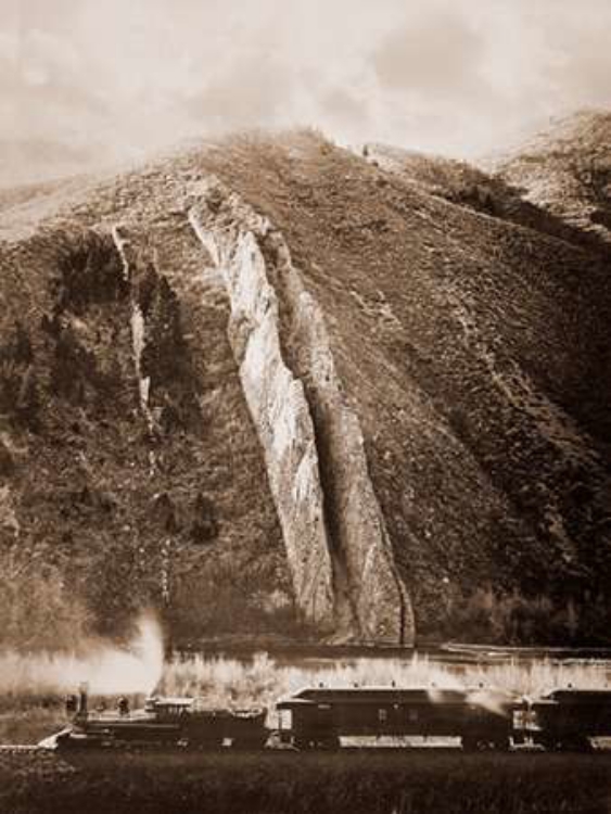 Picture of THE DEVILS SLIDE, UTAH, 1873-1874